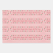 Coördinatieset - Roze bundelpapier Inpakpapier Vel (Voorkant 3)