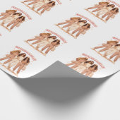 Coordinating Outfit Aesthetic Besties Vibes Cadeaupapier (Hoek)