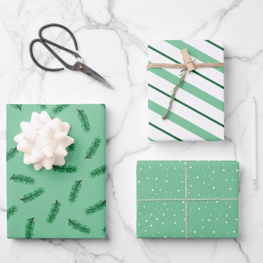 Coordinating Set Christmas Wrapping Paper (Voorkant)