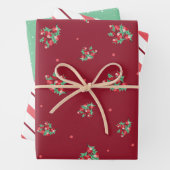 Coordinating Variety Set Christmas Wrapping paper (In situ)