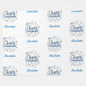 coördinator chaos | Beste Grappige Moederdag Gift Fleece Deken (Voorkant (Horizontaal))