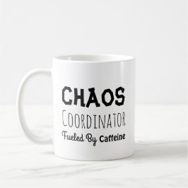 Coördinator Chaos Funny Quote voor hem of haar Koffiemok