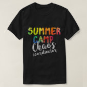 Coördinator Chaos . Funny Summer Camp Counselor T-shirt (Design voorkant)