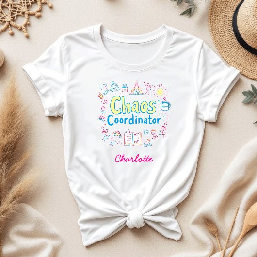 coördinator chaos | Grappig cadeau voor Moederdag T-shirt