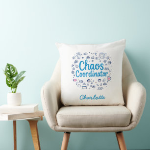 coördinator chaos Grappig Moederdag cadeau Kussen