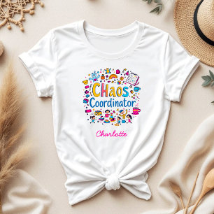 coördinator chaos Mom Life Grappig cadeau voor T-shirt