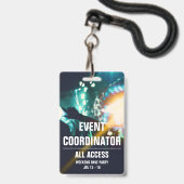 Coördinator evenementen All Access-concertpas Badge (Voorzijde met lanyard)