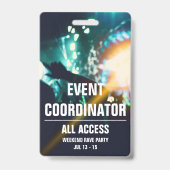 Coördinator evenementen All Access-concertpas Badge (Achterkant)