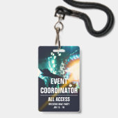 Coördinator evenementen All Access-concertpas Badge (Achterkant met lanyard)