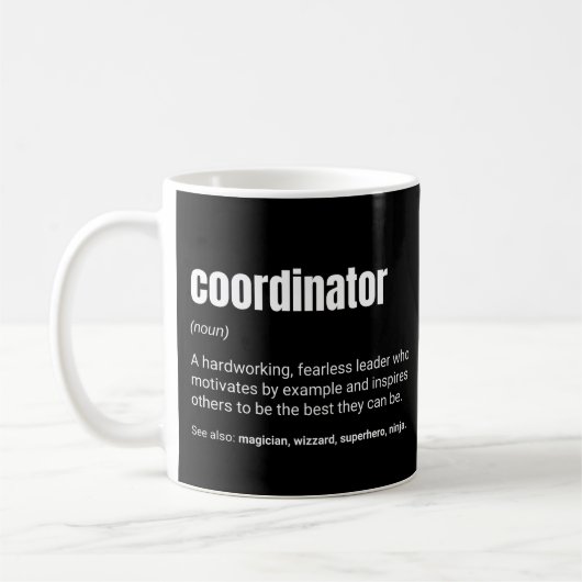 Coördinator Inspirerend Werk Definitie Koffiemok (Links)