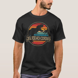 Coördinator klinisch onderzoek Dinosaur T-shirt