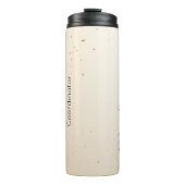 Coördinator leerstoel Gold Glitter-script Thermosbeker (Voorkant)