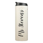 Coördinator leerstoel Gold Glitter-script Thermosbeker (Geroteerd rechts)