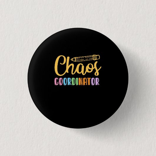 Coördinator leerstoel ronde button 3,2 cm (Voorkant)
