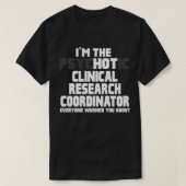 Coördinator psychisch klinisch onderzoek t-shirt (Design voorkant)