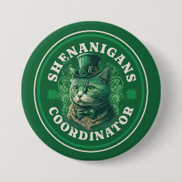 Coördinator St. Patrick’s Day Shenanigans Ronde Button 7,6 Cm
