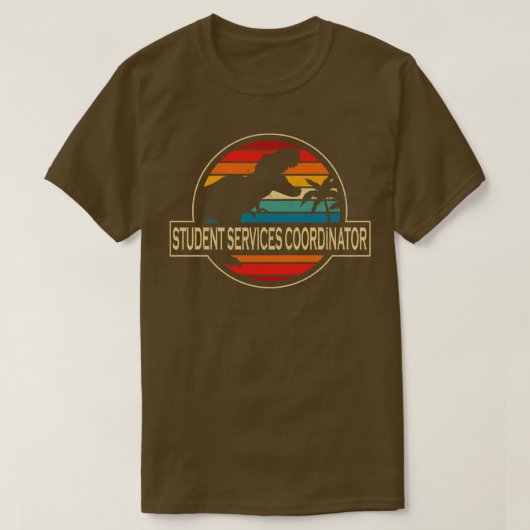 Coördinator studentendiensten Dinosaur T-shirt (Design voorkant)