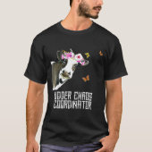 Coördinator Udder Chaos Funny Koe T-shirt (Voorkant)