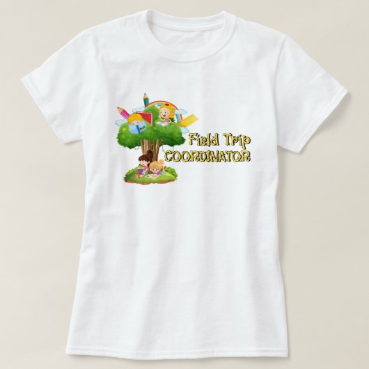coördinator van de excursie t-shirt (Design voorkant)