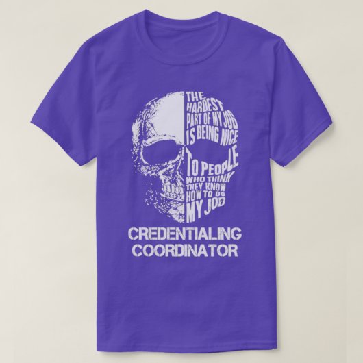 Coördinator voor creditering t-shirt (Design voorkant)