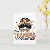 Coördinator voor de Thanksgiving van Bun Bun: een Kaart (Gele Bloem)