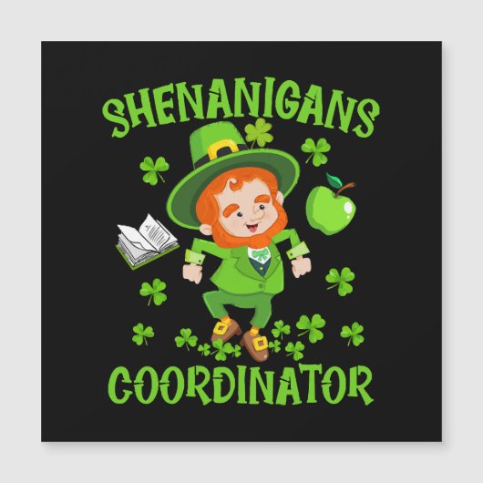 Coördinator voor Shenanigans Funny Teacher St Patr (Voorkant)