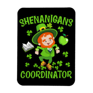 Coördinator voor Shenanigans Funny Teacher St Patr Magneet