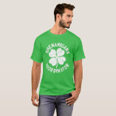Coördinator voor Shenanigans Funny Teacher St Patr T-shirt (Voorkant volledig)