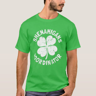 Coördinator voor Shenanigans Funny Teacher St Patr T-shirt