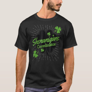 Coördinator voor Shenanigans Funny Teacher St Patr T-shirt