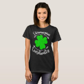 Coördinator voor Shenanigans Funny Teacher St Patr T-shirt (Voorkant volledig)