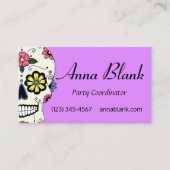 Coördinator voor Visitekaartje van suikerschedel (Voorkant)