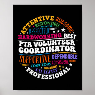 Coördinator Vrijwilligers Ouders Leraren Verenigin Poster