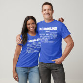 Coördinator Zelfstandig naamwoord Gepersonaliseerd T-shirt (Unisex)