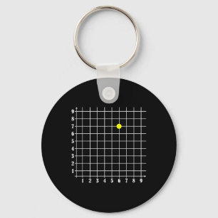 Coördineer Zes Zeven Trendy 6 7endy Retro Groovy 6 Sleutelhanger