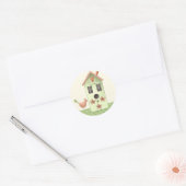Coördinerende afdichtingen van de envelop van het ronde sticker (Envelop)