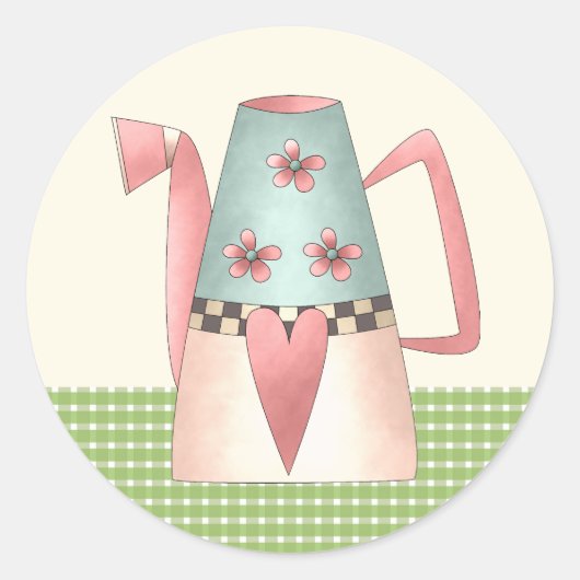 Coördinerende afdichtingen van de envelop van het ronde sticker (Voorkant)