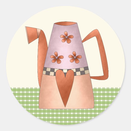 Coördinerende afdichtingen van de envelop van het  ronde sticker (Voorkant)