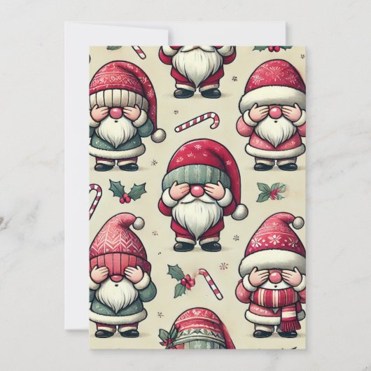 Coördinerende kaart zonder gluren met vers voor ki (Voorkant)