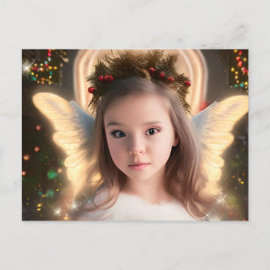 Coördinerende Little Angel Vakantieansichtkaart Feestdagenkaart
