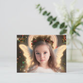 Coördinerende Little Angel Vakantieansichtkaart Feestdagenkaart (Staand voorkant)