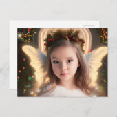 Coördinerende Little Angel Vakantieansichtkaart Feestdagenkaart (Voorkant / Achterkant)