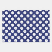Coördinerende set blauw grijs basketbal patronen inpakpapier vel (Voorkant 2)