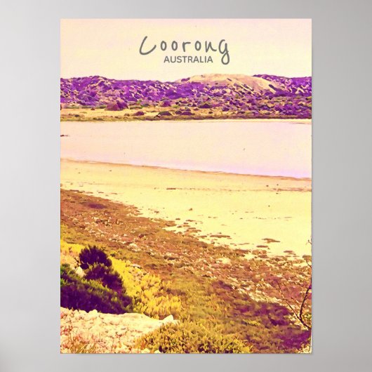 Coorong National Park Australië reis Poster (Voorkant)