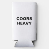 Coors Banket Block Print Design Koelbox Koozie (Achterkant)