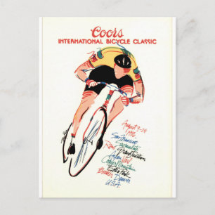 Coors Bicycle Classic 1986 Vintage Fietsen Briefkaart