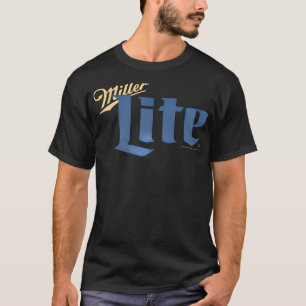 Coors Miller Lite Classic Design voor- en achterzi T-shirt
