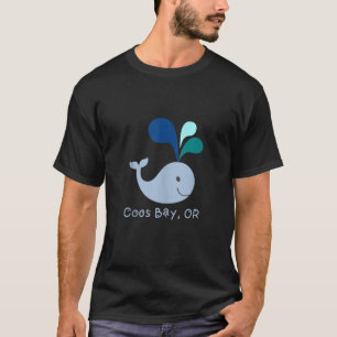 Coos Bay Oregon Cute Whale Lover Cartoon Tanktop