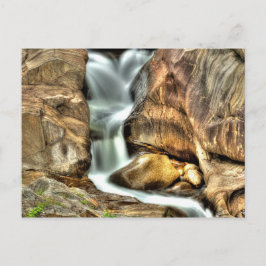 Coos Canyon Waterfall, Maine Briefkaart