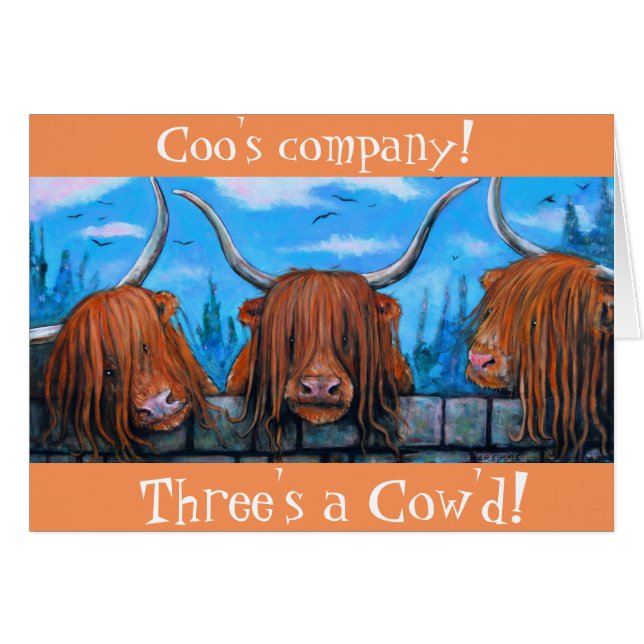 Coo's Company, drie is een koe. (Voorkant Horizontaal)